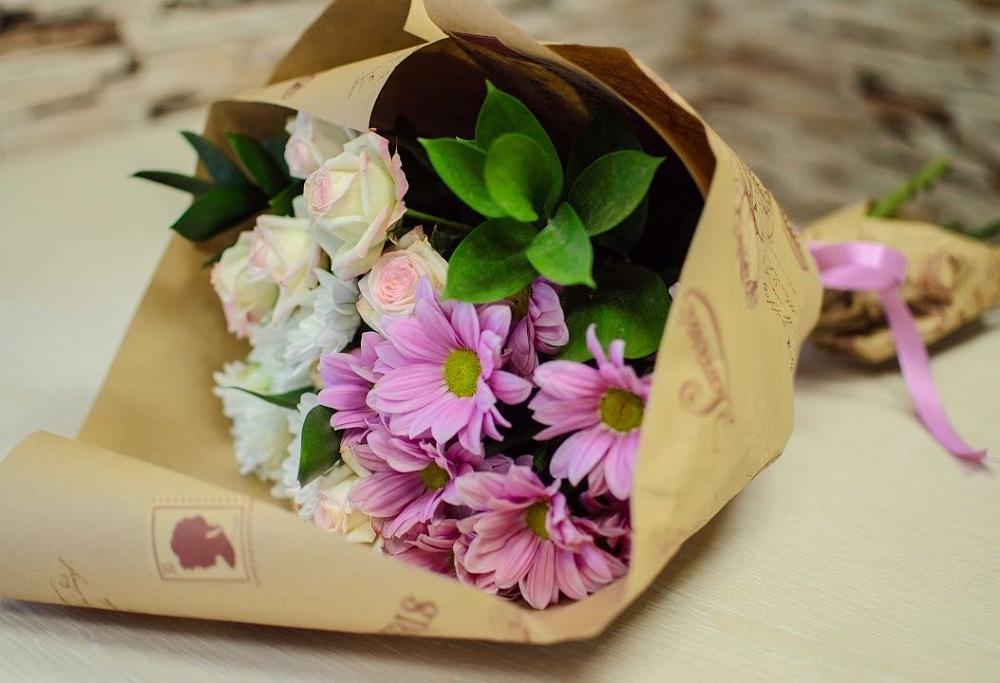 Букет цветов из: Розы и Хризантемы в Балашове