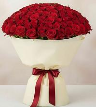 Букет 101 Красная роза Милано в Балашове