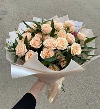 Букет Кремовые розы Латте в Балашове