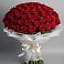 Букет 101 Красная роза Блэк Мэджик в Балашове