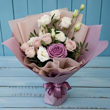 Букет цветов из:  Розы и Лизиантусы в Балашове