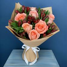 Букет цветов из:  Розы и Альстромерии #REPLACE_PRED# Балашове