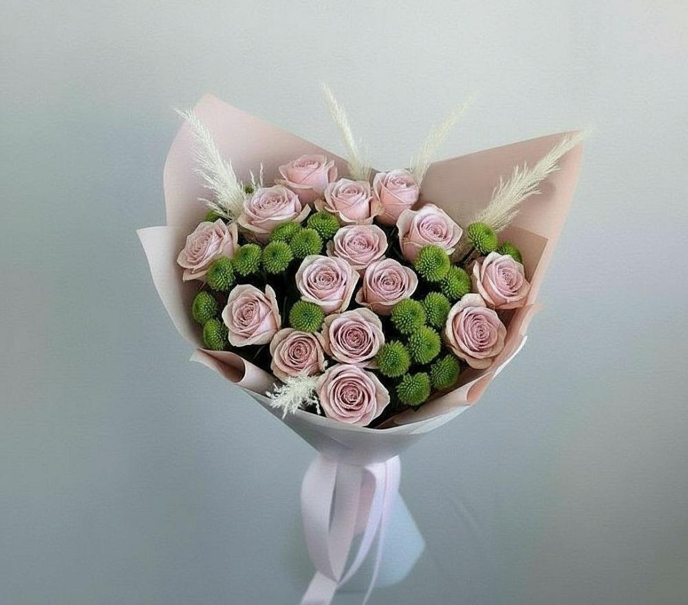 Букет цветов из: Розы и Хризантемы в Балашове