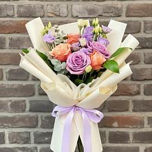 Букет цветов из:  Лизиантусы и Розы #REPLACE_PRED# Балашове