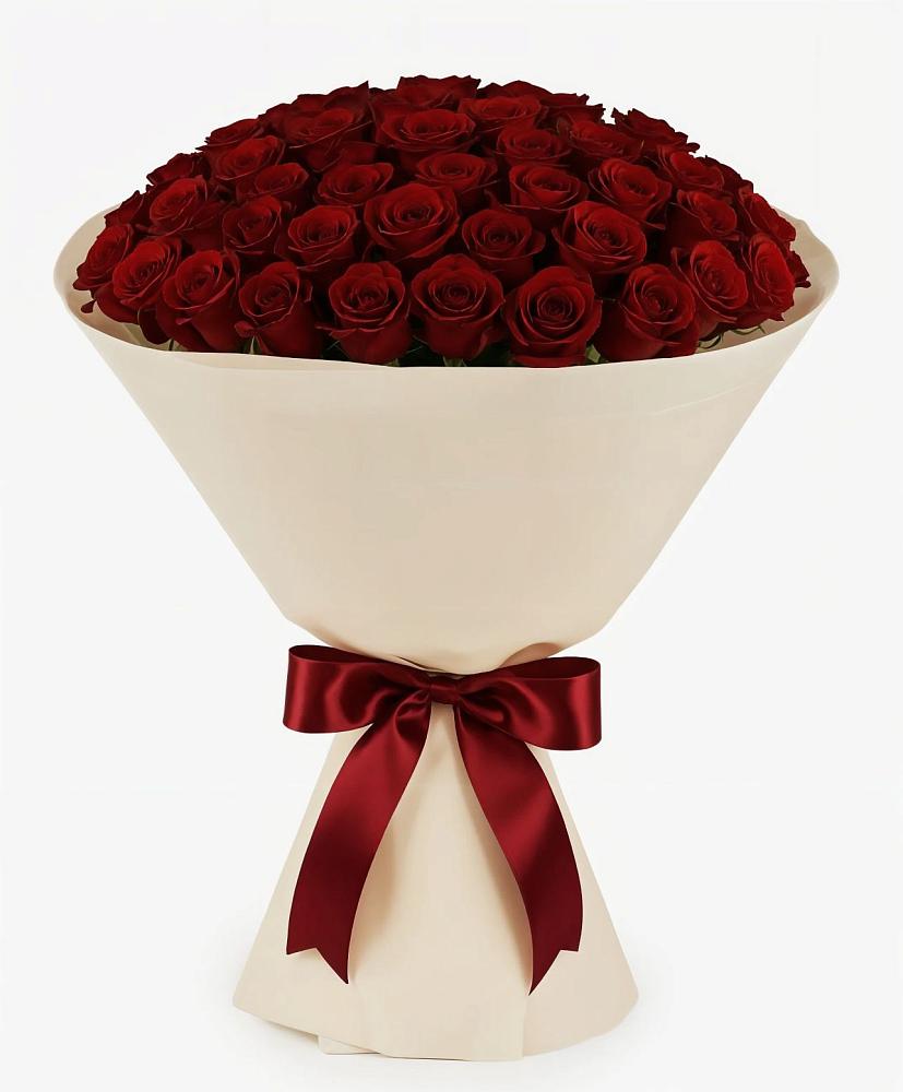 Букет 101 Бордовая роза Блэк Бакарра в Балашове