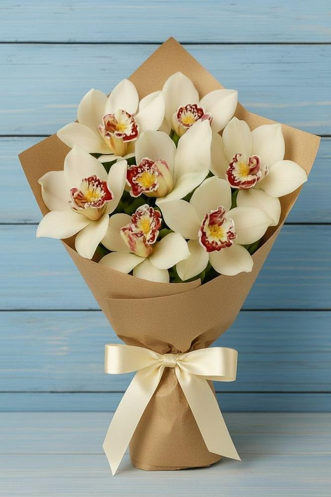 Букет цветов из: Орхидеи и Розы в Балашове