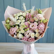 Букет цветов из:  Альстромерии и Розы в Балашове