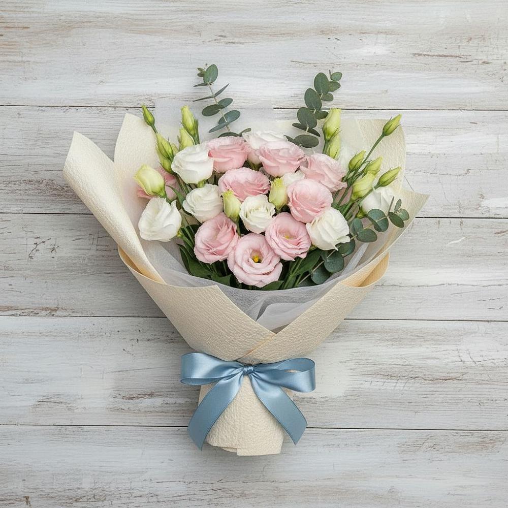 Букет цветов из: Лизиантусы в Балашове